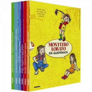 Caixa Monteiro Lobato Em Quadrinhos